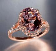 14 kt Rose Gold Pink Tourmaline